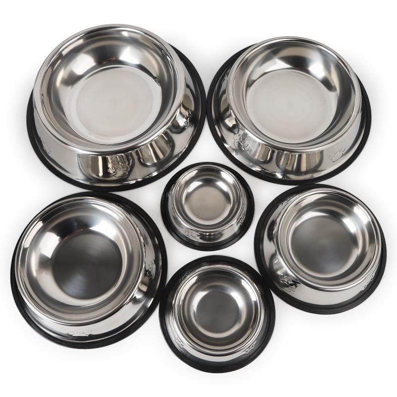 Calitate labă oțel inoxidabil animal de companie câine bol hrănitor antiderapant anti-furnică formă pisică câine boluri hrană accesorii
