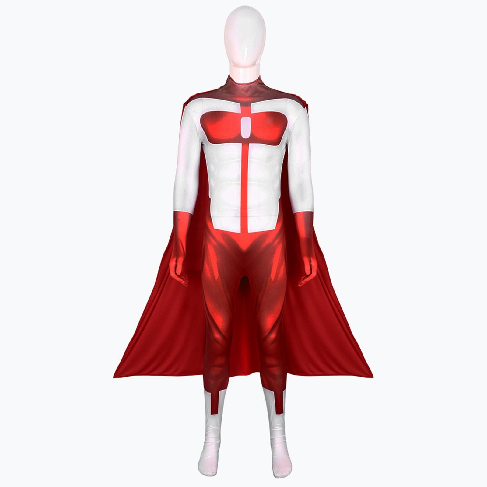 Costumul de performanță pe scenă, într-o singură piesă Cosplay cm roșu