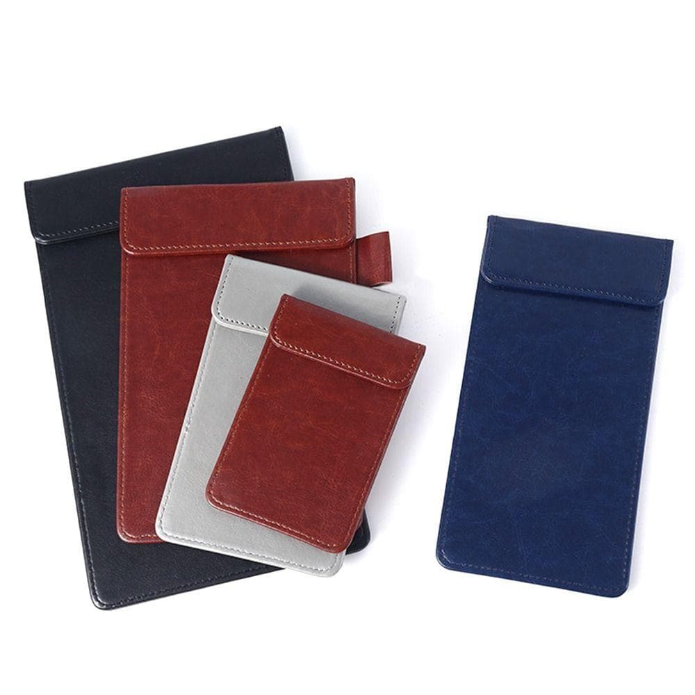 Waterproof Bill Book PU Leather Bill Folder Portable Cash Book  Restaurant