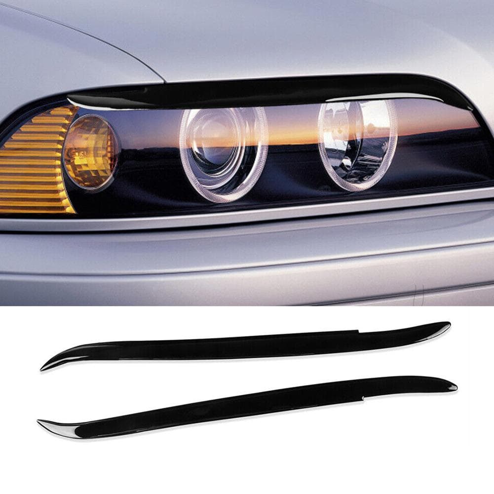 Pentru BMW Seria 5 E39 1995-2003 Faruri Sprâncene Pleoapele Trim Capac Accesorii exterioare 1 pereche Far față Pleoapă Sprânceană