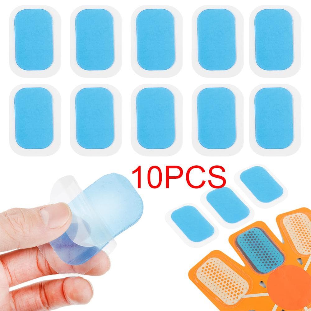 EMS Abs Trainer Pad Gel de înlocuire Autocolante pentru cureaua de tonifiere abdominală Folii de gel albastru