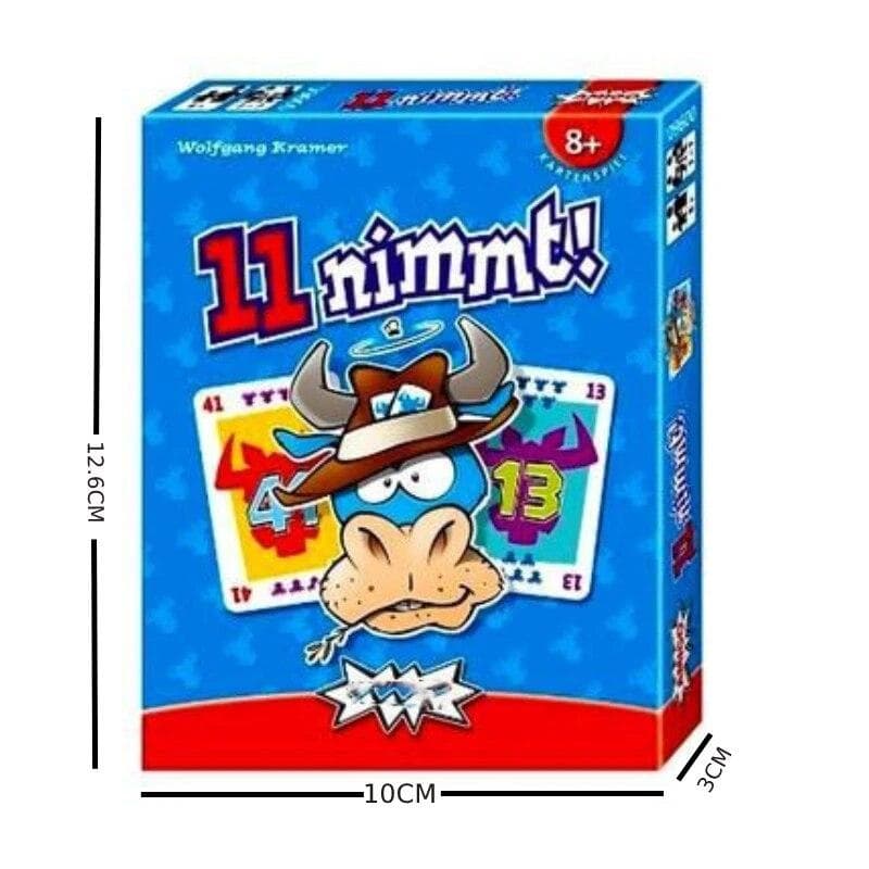 1 Cutie Cine Este Regele Cap de Taur Joc de Masă de Adunare de Agrement Părinte Copil Multiplayer Desktop Joc de Inteligență Joc de Cărți galben