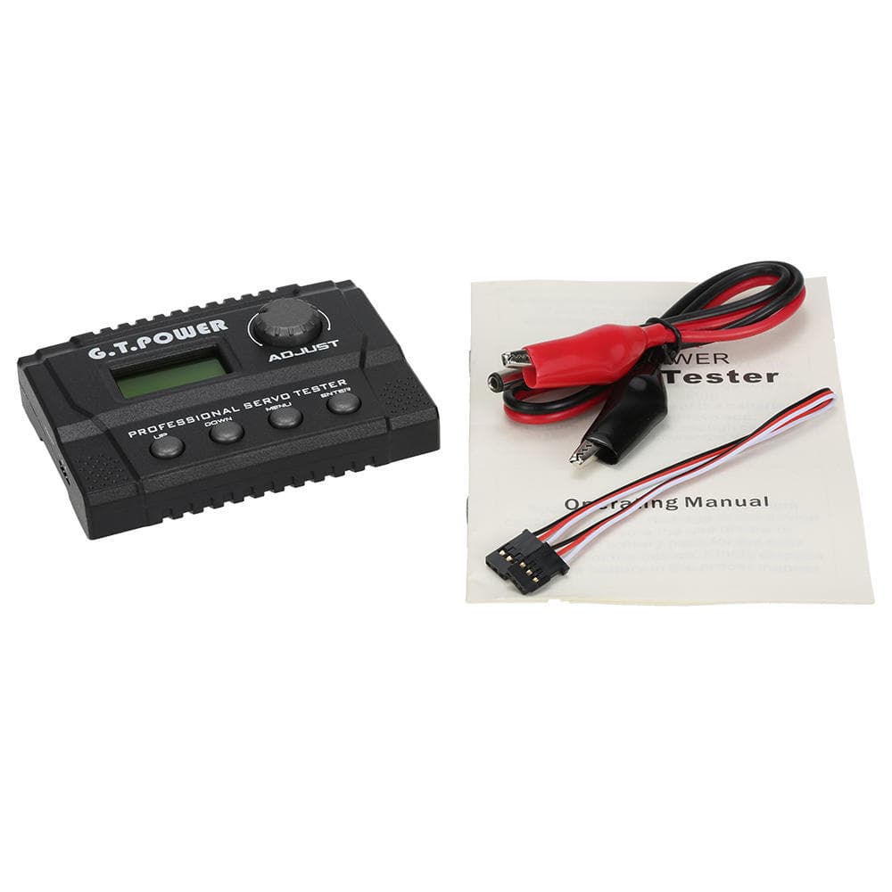 Servotester profesional GTPOWER pentru servo auto pentru avioane RC elicopter negru