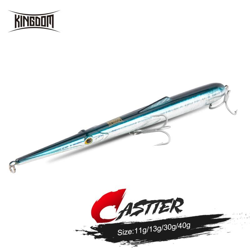 Kingdom Sinking Floating Pescuit Naluci Creion Hard Wobblers Naluci artificiale 11g 13g 30g 40g Accesorii de pescuit Naluci de apă sărată negru/roz