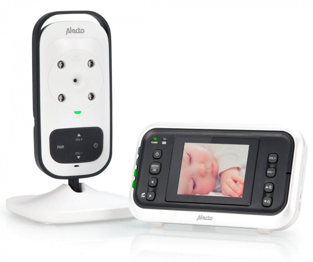 Baby monitor video cu ecran color Alecto DVM-75, Alecto alb