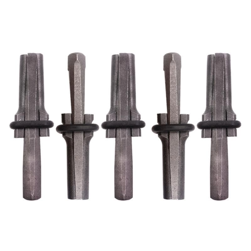 5Pcs 16/18mm Stone Splitting Tool Stone Splitters Hand Tool Metal Plug Wedges And Shims Concrete Rock Splitters