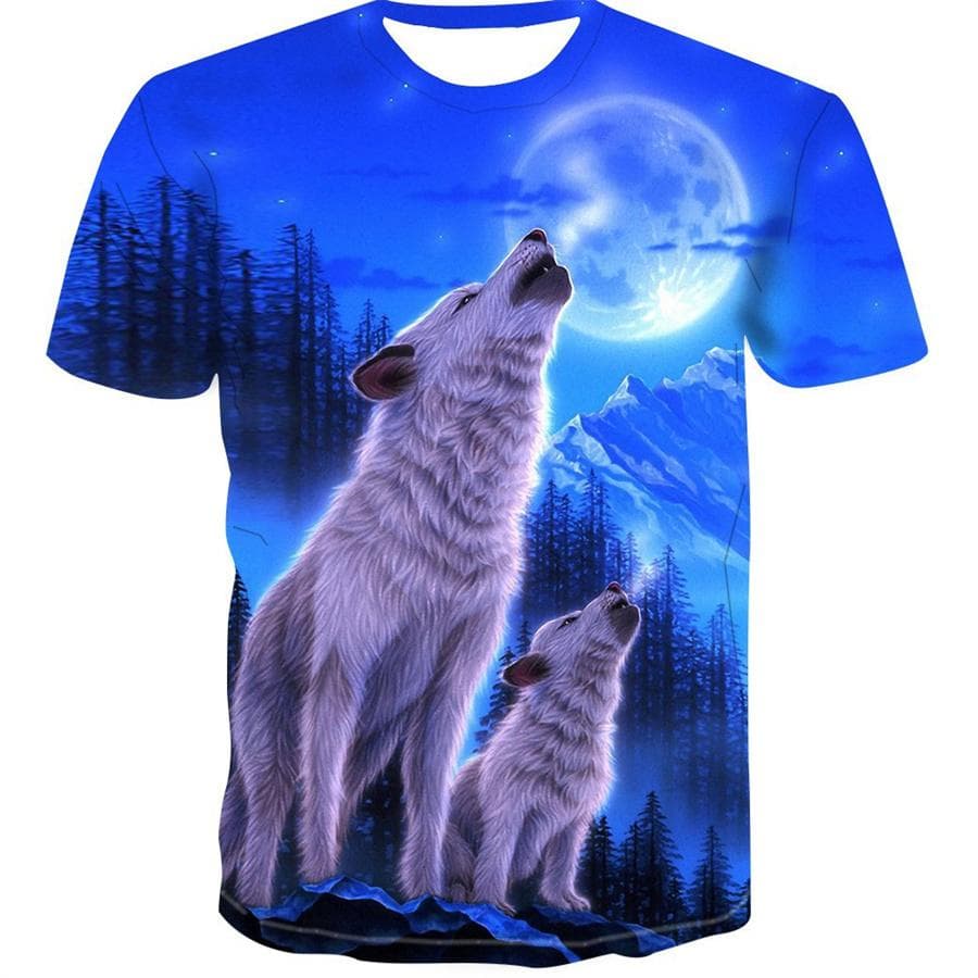 Tricou cu imprimare 3D pentru bărbați, vară, mărime mare cm