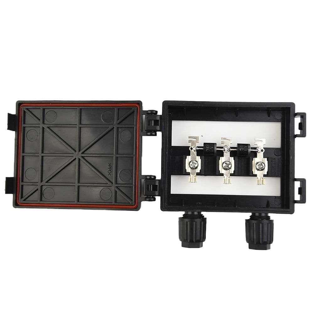 1 buc 50W-120W 6A Cutie de Joncțiune Solară Instrument de Testare Electrică Cutie Neagră pentru Panou Fotovoltaic IP65 Impermeabilă pentru Panou