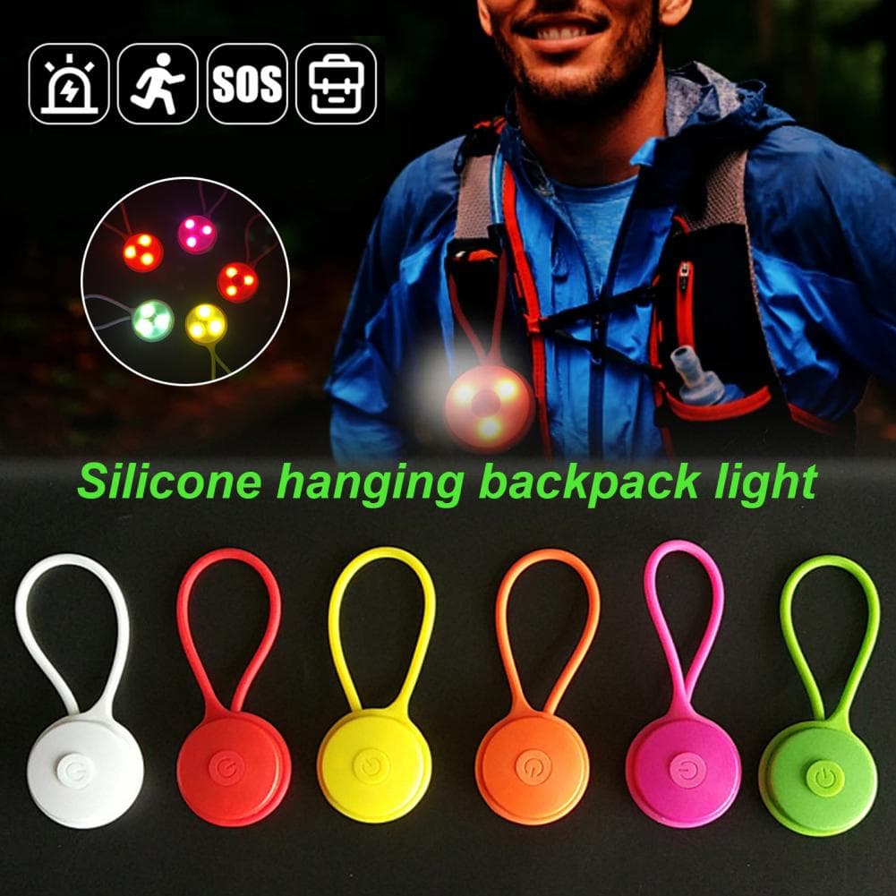 Lampă cu breloc cu LED Lampă de siguranță pentru alergare nocturnă Lumeni înalți Moduri multiple de iluminare Dimensiuni mini Lampă LED cu