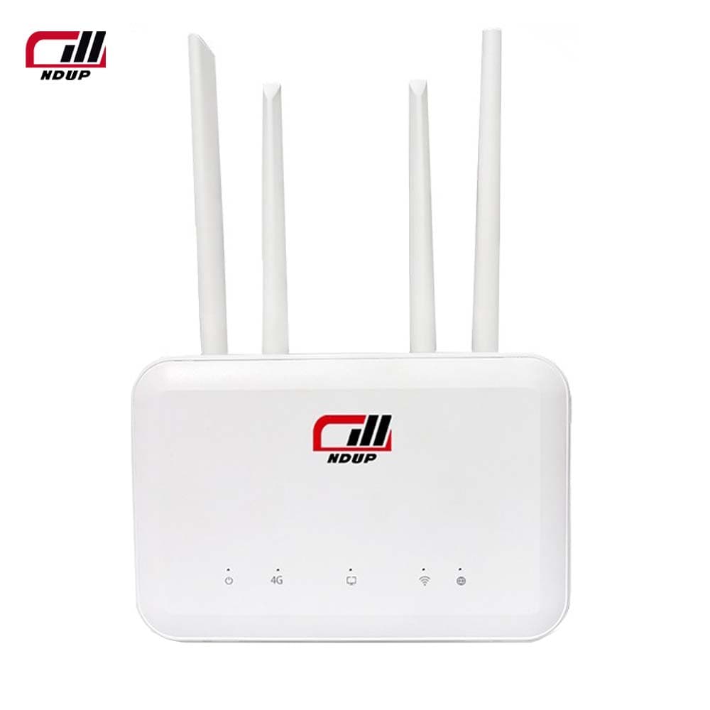 Router WiFi NDUP 4G LTE cu slot pentru card SIM Smart CPE 300Mbps Dual Band 2.4G B625