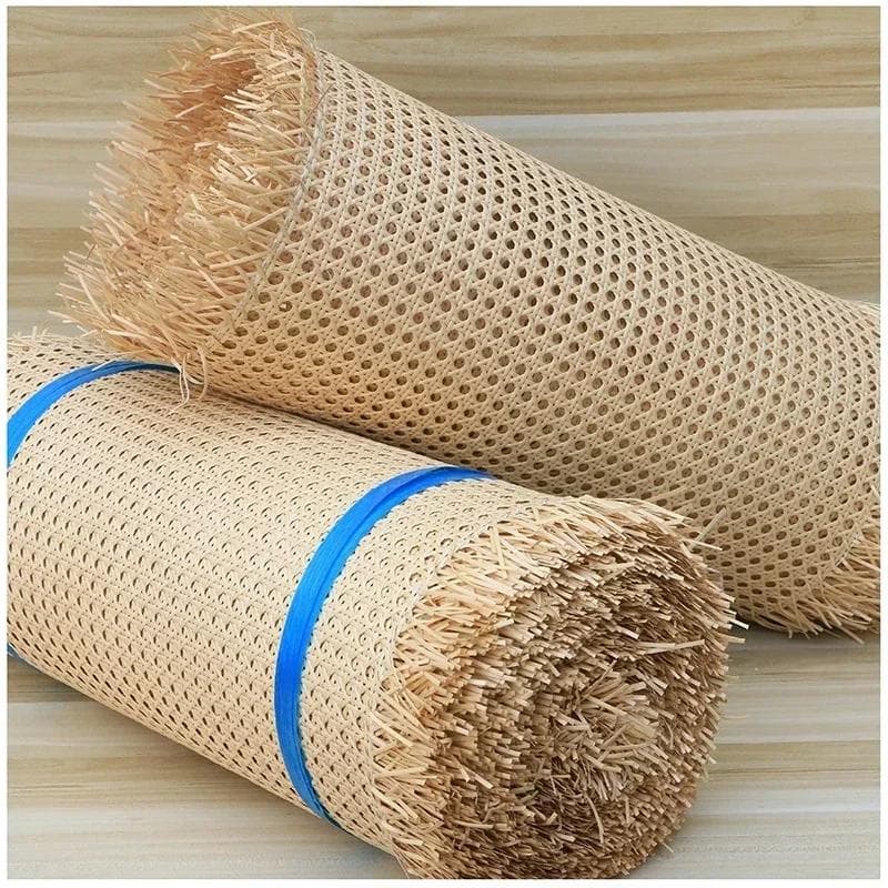 Vinil indonezian țesătură ratan răchită trestie chingă rolă mobilă scaun masă material reparații dulap ușă tavan perete decor fierbinte