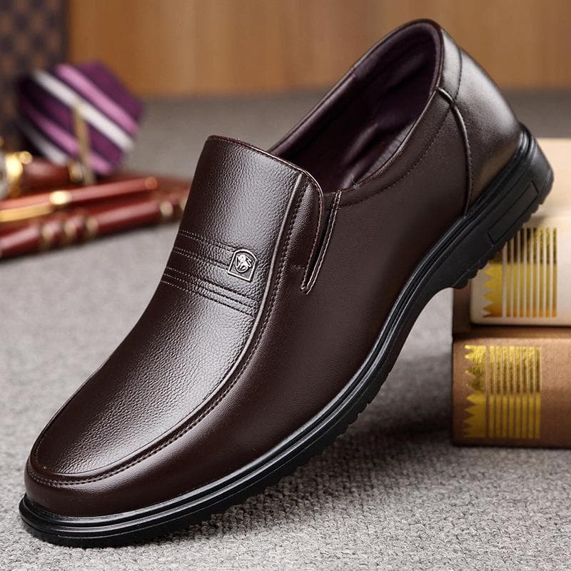 Pantofi de piele casual business de primăvară pentru bărbați, piele naturală pentru bărbați, piele moale, talpă moale, pantofi de piele pentru