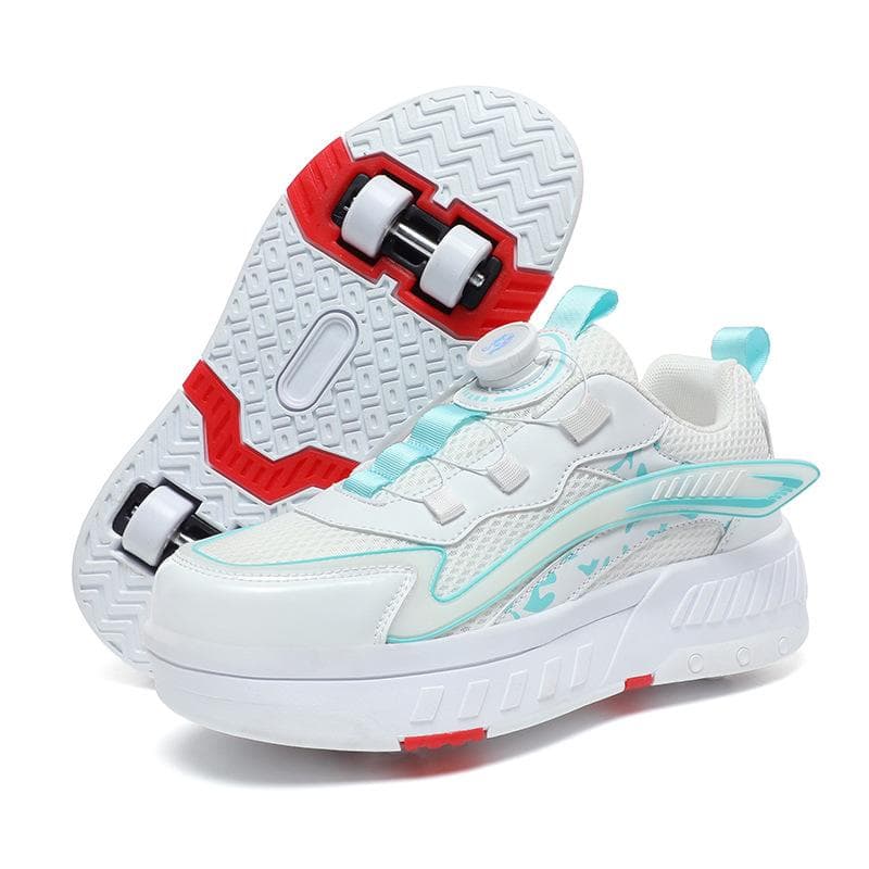 Pantofi cu role, Pantofi cu roți pentru copii LED Ultraluminos Luminos cu încărcare Băieți și fete Pantofi luminoși Pantofi sport Fly-woven cm