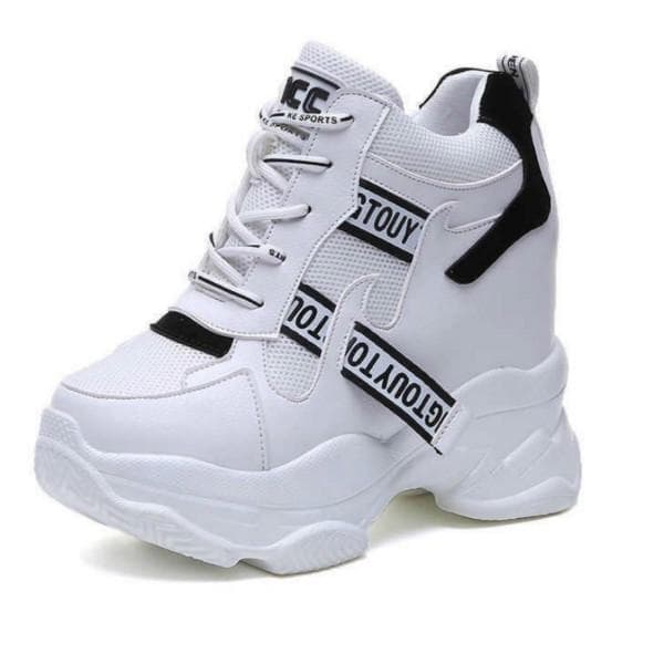 Moda Pantofi de dama Pantofi inalti Botine de dama cu platforma cm negru