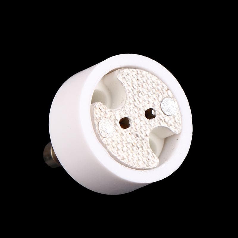 Gu10 la Mr16, de înaltă calitate, din ceramică, bază de soclu, bec cu halogen, G4, Gu5.3, Gy6.35, adaptor de pini, convertizor alb, suport pentru