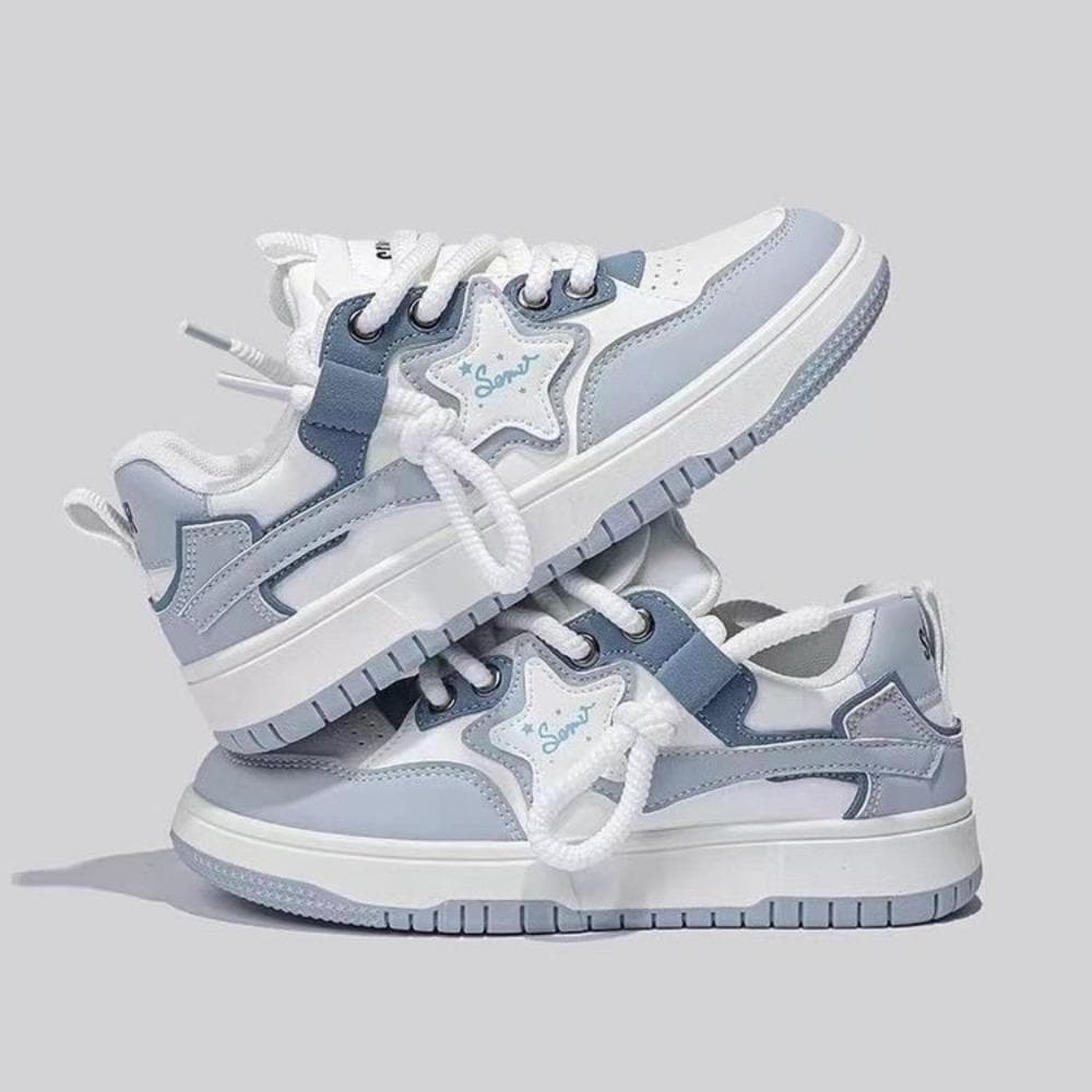 Modă 2024 Pantofi Sport cu Platformă Roz Albastru de Designer Nou pentru Femei Modă Casual Primăvară Toamnă Pantofi de Skate Albi Zapatillas