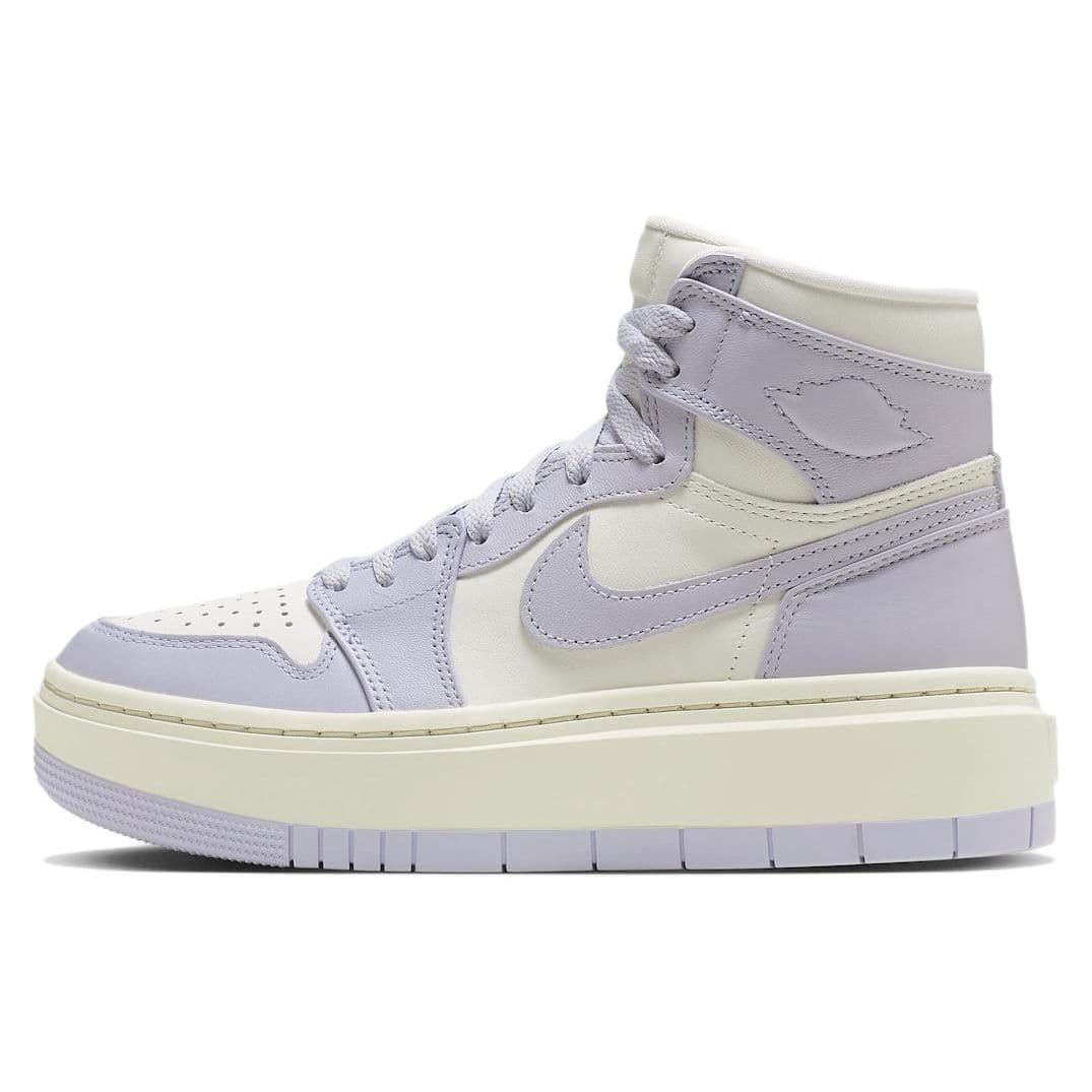Pantofi de sport pentru femei Air Jordan 1 Elevate High Titanium Purple Sail-Lapte de cocos DN3253-105 cm