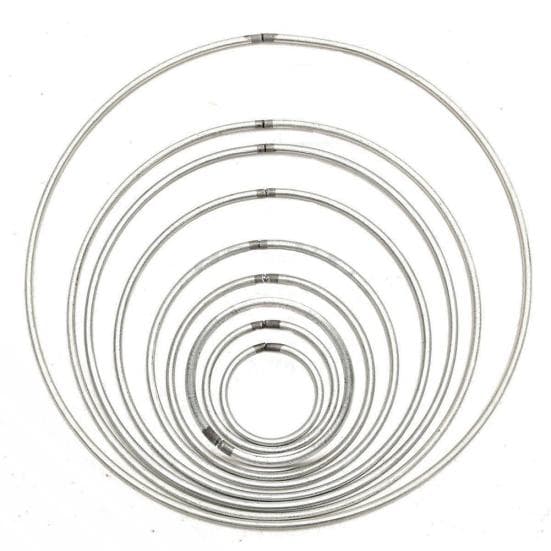 Cerc inel metalic de 35 mm-160 mm pentru apărător de vise Artizanat Accesoriu manual pentru artizanat