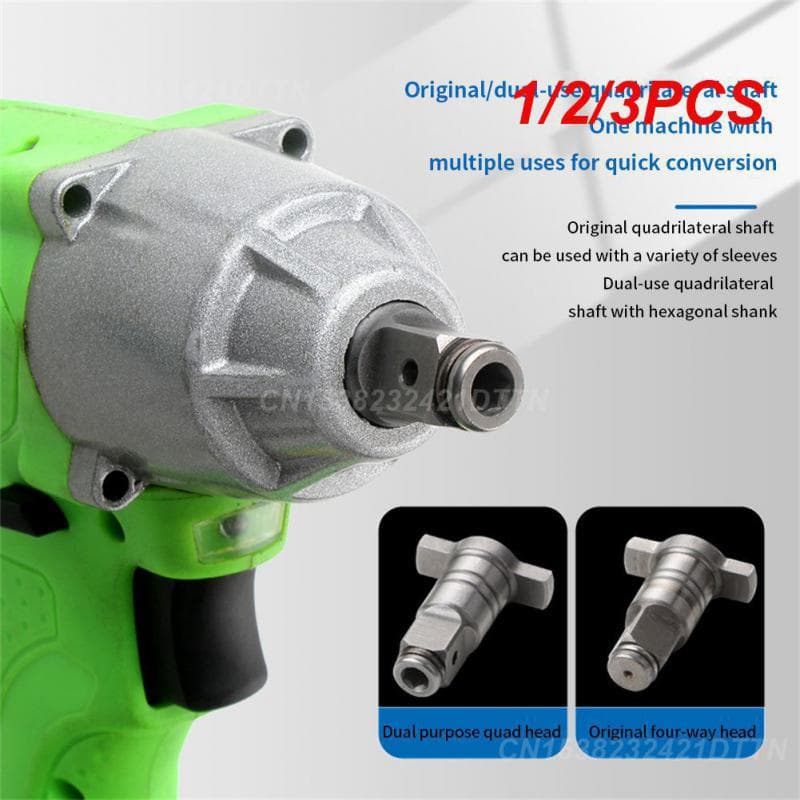 1/2/3PCS cheie ax conversie cap electric fără perii cheie de impact în formă de T accesorii portabile scule