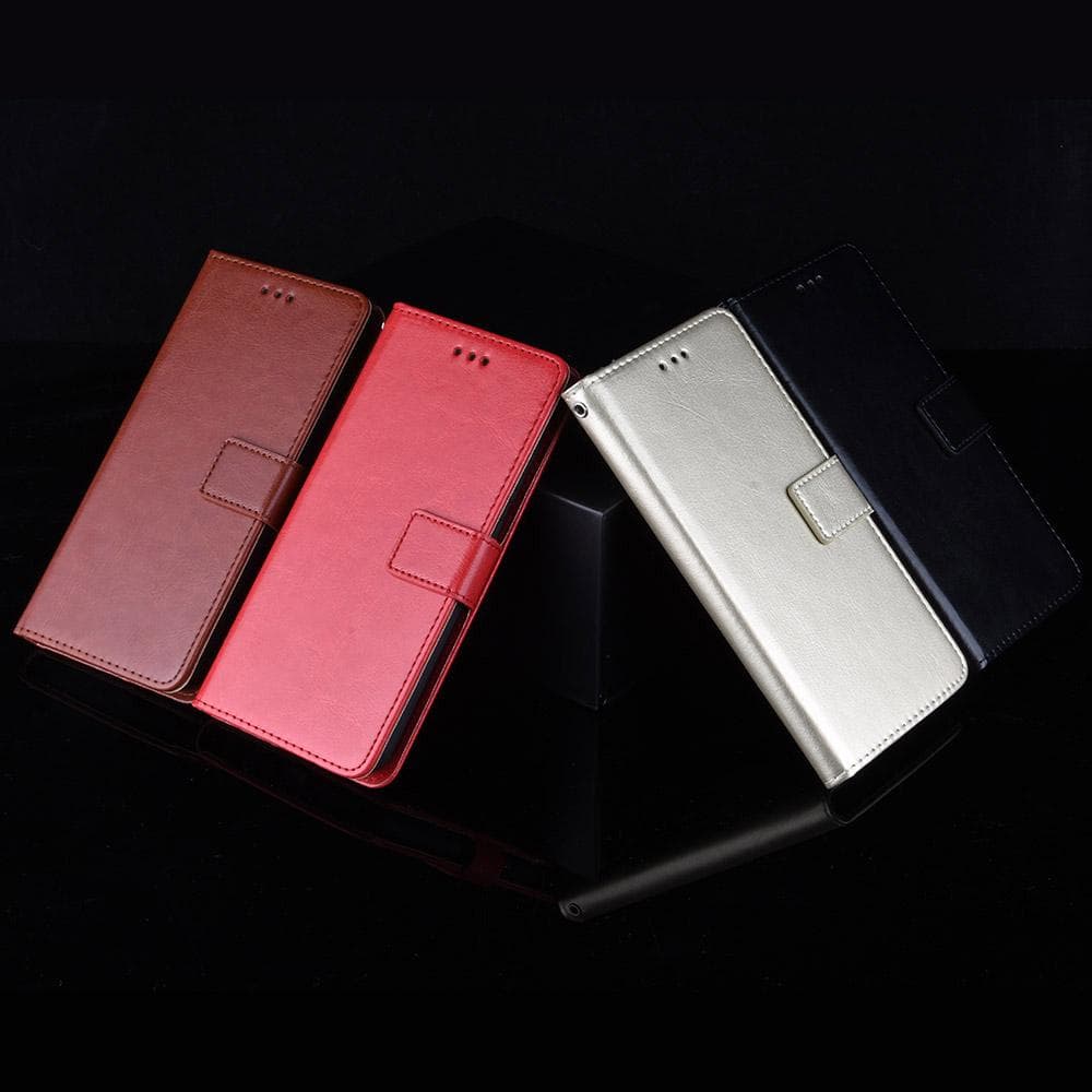 Husa portofel din piele de lux cu sloturi pentru carduri Suport Catarama magnetica Husa de protectie rezistenta la socuri pentru alcatel 1B 1L 3X 1V 1