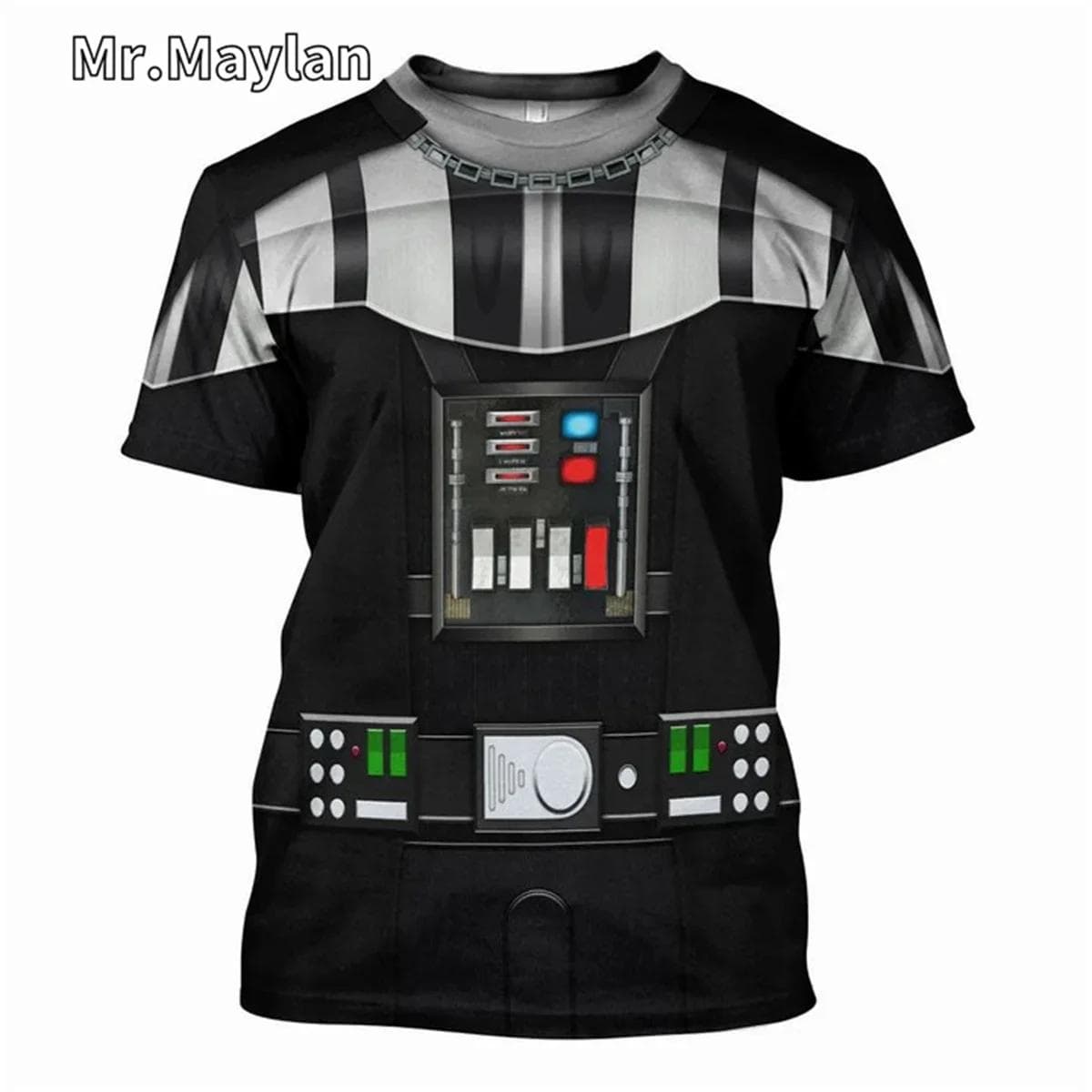 Tricou Cosplay Darth Vader Imprimat 3D Complet pentru Bărbați Nouă Modă Mânecă Scurtă cm