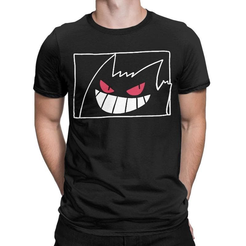 Tricou Spălat cu Imprimeu Creativ Desen Animat Gengar Pokémon de Vară pentru Bărbați și Femei Trend American Larg Casual cu Mânecă Scurtă cm
