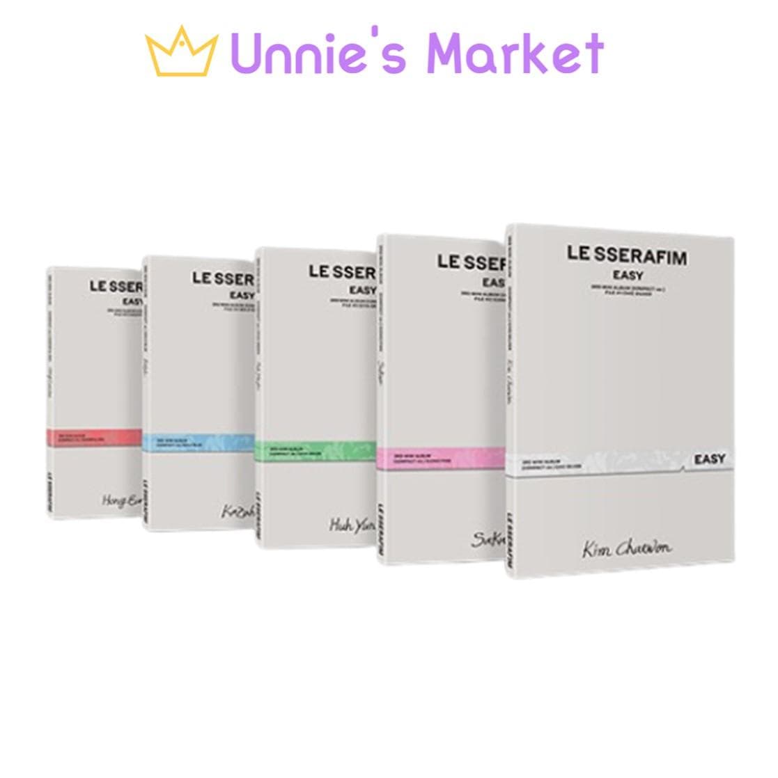 [NO POB/Member] LE SSERAFIM [EASY] Compact Ver.