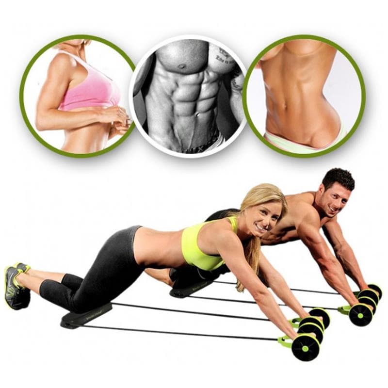 Roți Duble Role Frânghie Sport și Aer Liber Rezistență Abdominală