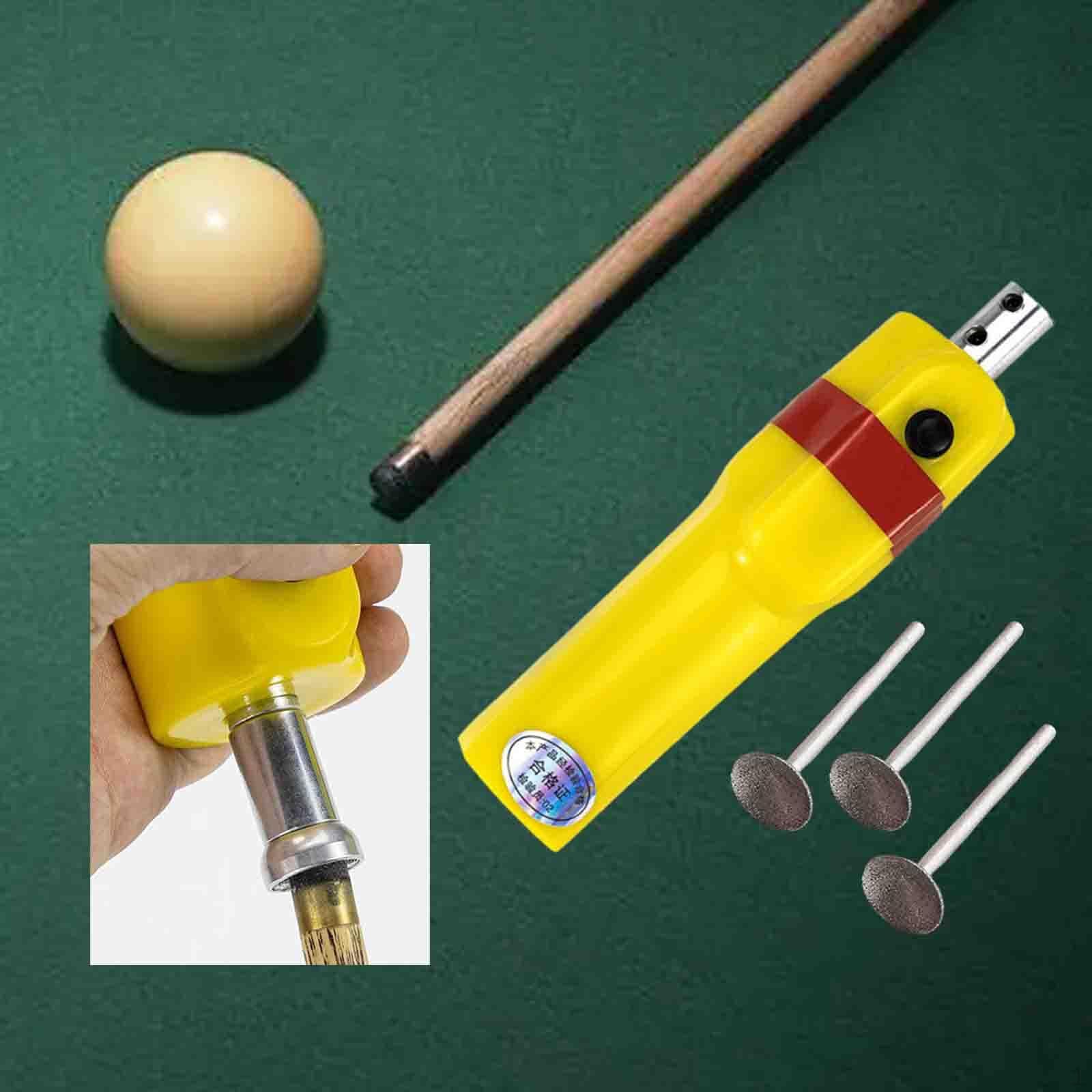 Tac de biliard electric, Accesoriu automat, Instrument de reparare, Lustruitor galben portabil