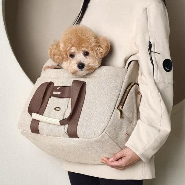 Geantă pentru sling pentru câini Superpet geantă de transport pentru câine înfășat geantă elegantă cu sling, șampon coreean pentru animale