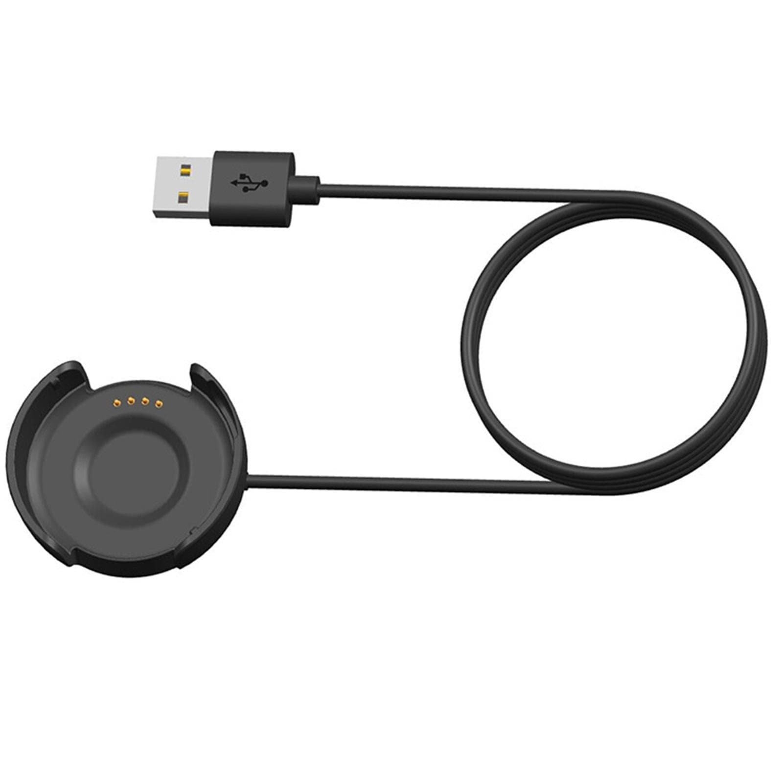 Încărcător USB de schimb pentru Amazfit Verge 3/Verge Lite Cablu de încărcare portabil Adaptor pentru încărcător de andocare Stație de