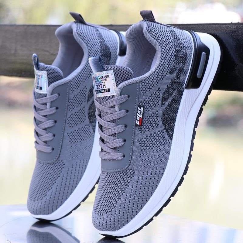 Pantofi Sport Casual de Alergare pentru Bărbați de Var, Versatili, Respirabili, Antiderapanti, cu Amortizare, Pantofi Sport Casual, Pantofi