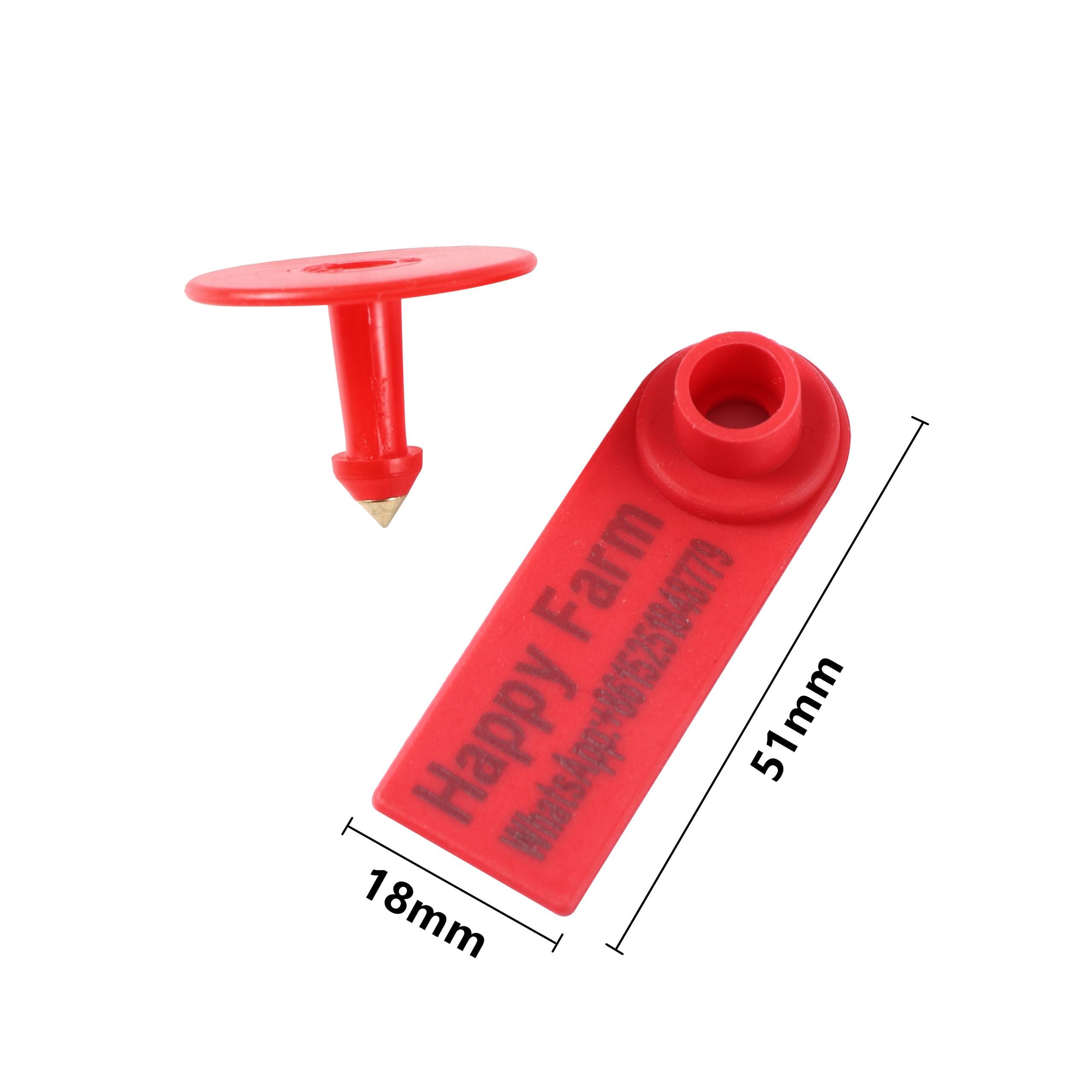 DIY Personalizat Etichetă Ureche Oaie Imprimare Laser Nume Număr de Telefon LOGO Porc Bovine Iepure Animal de Fermă Etichetă Ureche Personalizată