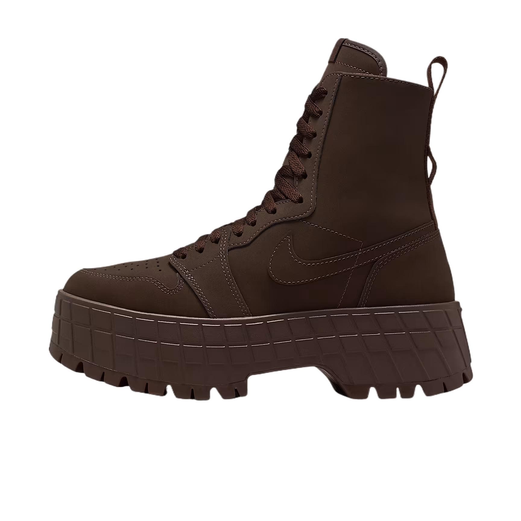 Jordan Air 1 Ghete de gleznă din piele cu insignă de lux pentru femei IO8742-237 cm