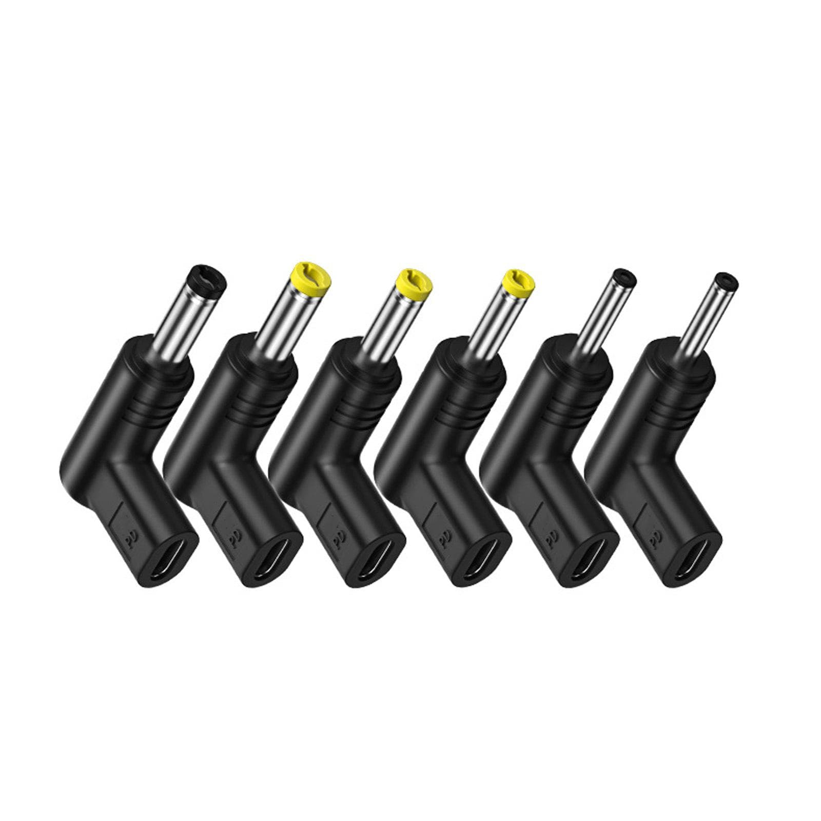 Adaptor de încărcare pentru laptop, tip C feminin la mufă jack DC masculin, convertor PD Power încărcător conector vârf pentru difuzorul