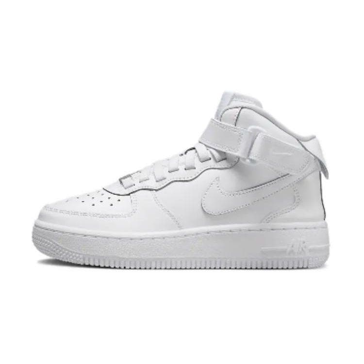Pantofi de sport pentru copii Nike Air Force 1 Mid EasyOn SE GS Triple White FN1193-111 cm