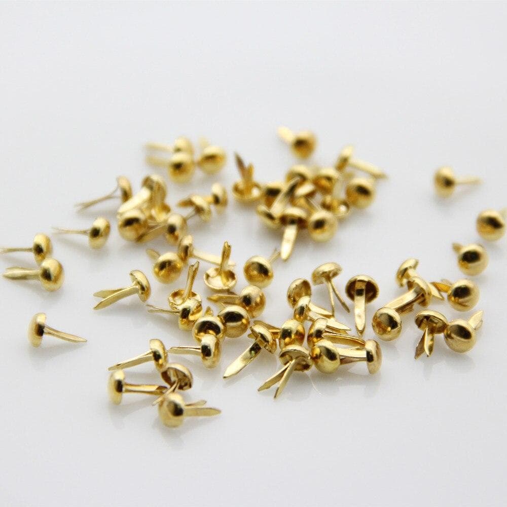 4,5 MM/8 MM Mini știfturi din metal rotunde Șurub pentru închidere pentru decorațiuni pentru albume de însemnări Accesorii de artizanat lucrate