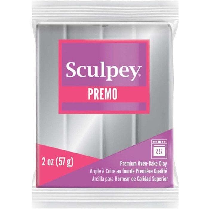Pastă Polimerică - SCULPEY - Premo Argintiu - Flexibilă - Ușoară - Bijuterii și Decorațiuni argintiu