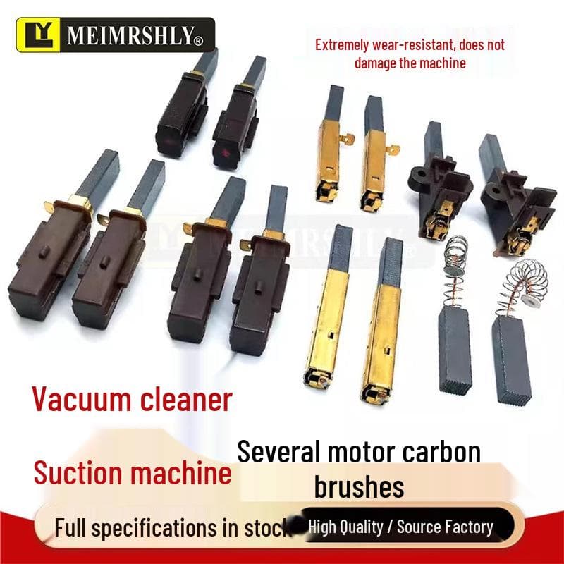 Perie de Carbon Universală pentru Aspirator pentru Motor DC cu Arc cu Slot Dublu (6x11x19)