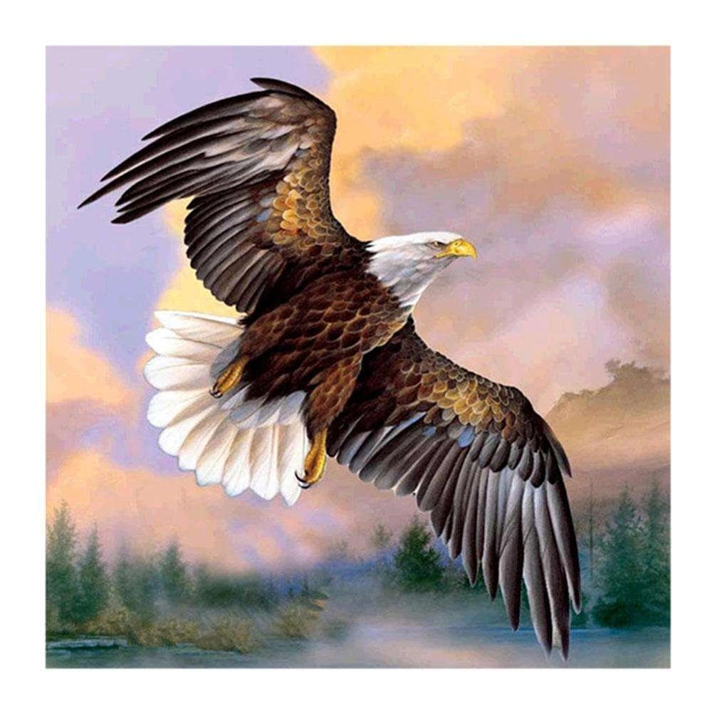 Broderie cu diamant Animal Vultur 5D Pictură cu diamante mozaic Imagine Handmade Home Decor