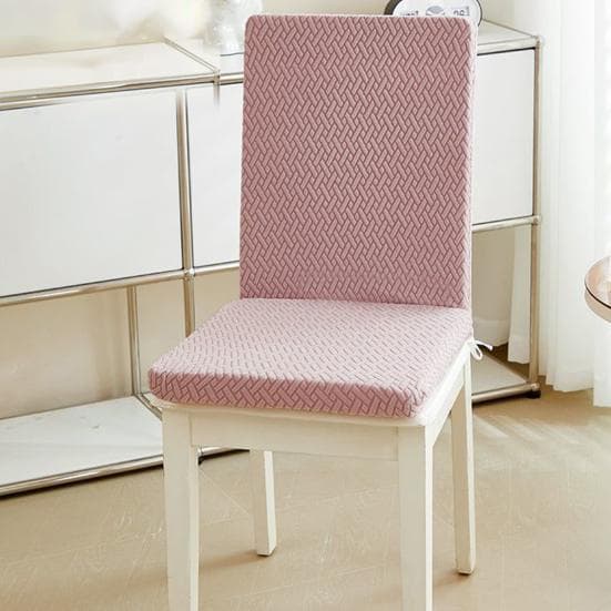 Husă Scaun de Dining Elastică Jacquard Husă Scaun cu Pernă de Șezut Husă Slip-on Detasabilă Lavabilă Protector Scaun pentru Casă Restaurant