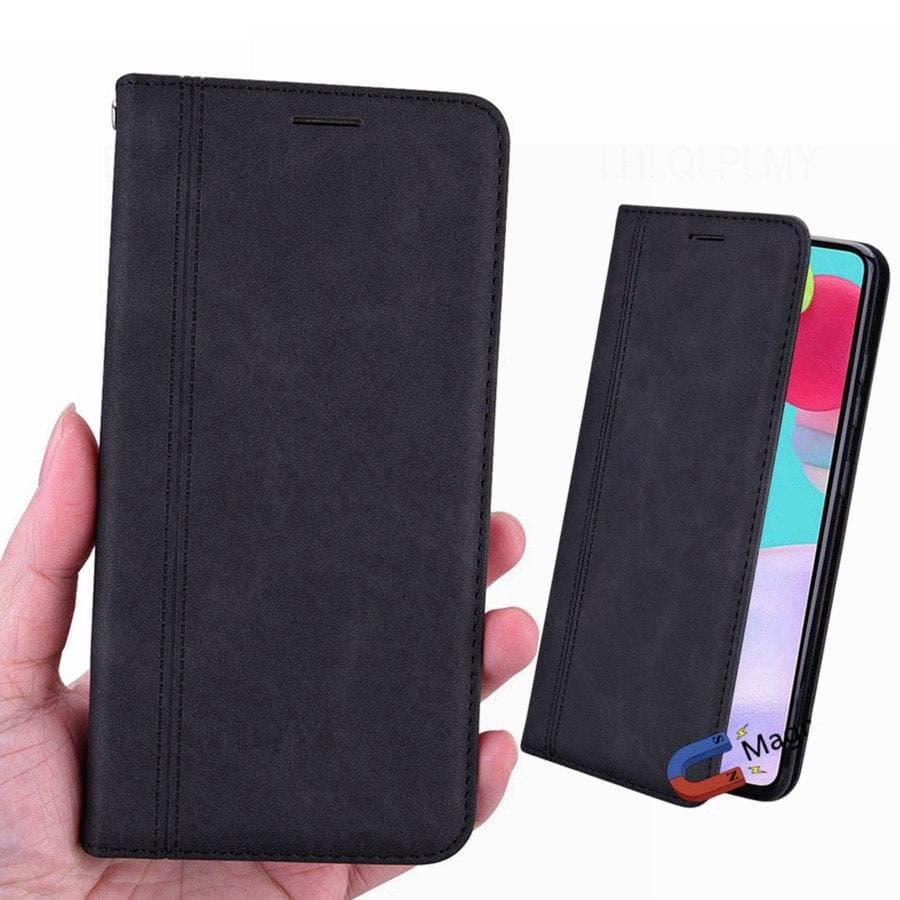 Husa portofel din piele de afaceri pentru Apple iPhone XS Max X XR 6 8 7 Plus 13 12 11 Pro Huawei Honor Xiaomi Redmi Poco Samsung Galaxy Huse de carte