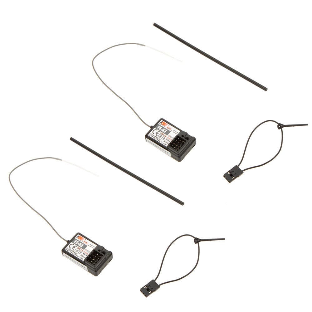 2 buc Flysky FS-A3 AFHDS2A 2.4G 3CH receptor pentru transmițător GT2E GT2G