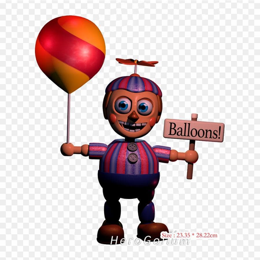 Balloon Boy Five Nights At Freddy's 2 Hoax Transferuri de călcat pentru îmbrăcăminte Geanta de tricou Autocolante de transfer de căldură