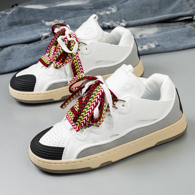 Adidași de designer pentru bărbați de înaltă calitate, albi, pantofi cu platformă din piele pentru femei, pentru bărbați, pantofi clasici de
