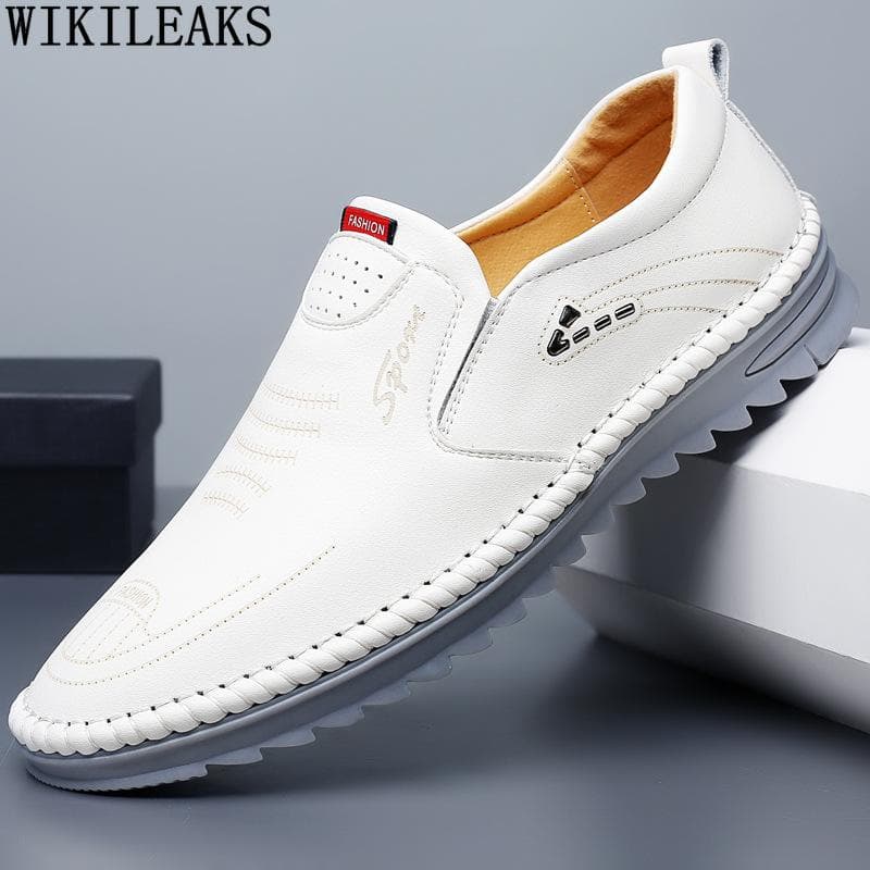 Pantofi Ocazional din Piele Bărbați De Designer Pantofi Slip On pentru Bărbați Mocași Maro Moda Pantofi Bărbați Zapatos De Hombre Chaussure