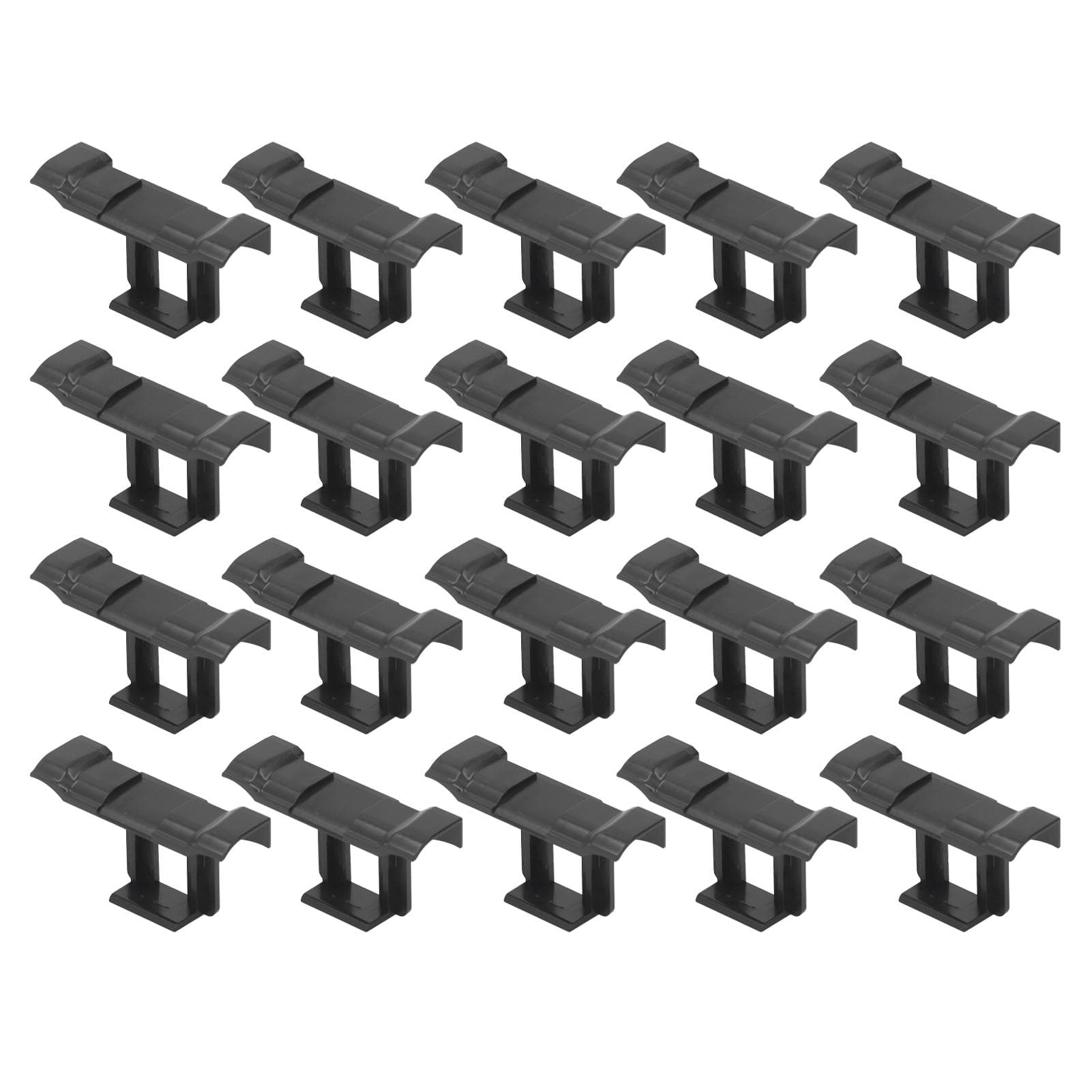 20 BUC Clips de Scurgere Apă Panou Solar Clip Curățare Module PV Cataramă Scurgere Panou Fotovoltaic 30mm negru