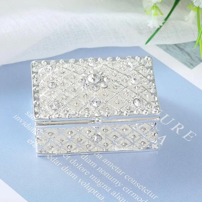 Mini Treasure Storage Jewelry Box Retro Candy Necklace Earring Bead Trinket Box Small Wedding Decor Party Favor Gift
