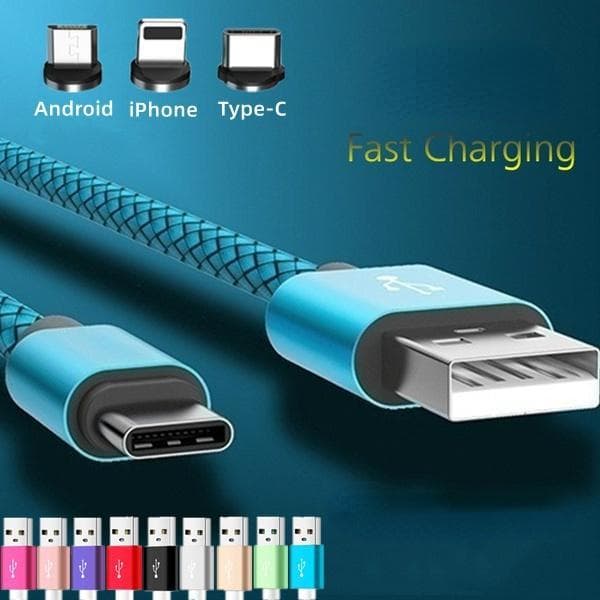 Cablu de încărcare rapidă Cablu de încărcare USB pentru iPhone/Android/Tip-C pentru iPhone Samsung Huawei RedMi violet