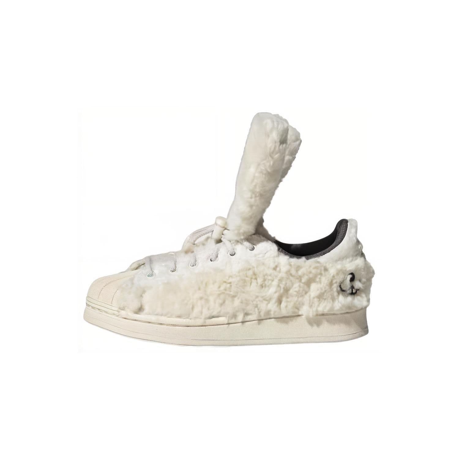 Adidas Originals Melting Sadness X Superstar Pantofi de Skate pentru Copii cu Vârf Rotund, Durabili, cu Talpă Joasă, Sneaker pentru Copii, Alb